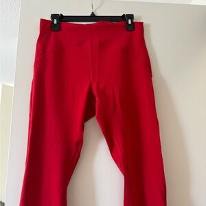Lululemon Athletica Red Leggings